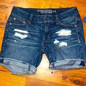 New ae jean shorts midi! Size 0